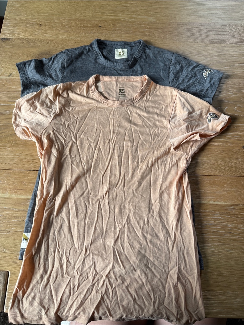 Tracksmith Peach Short Sleeve Crewneck Tee (2)